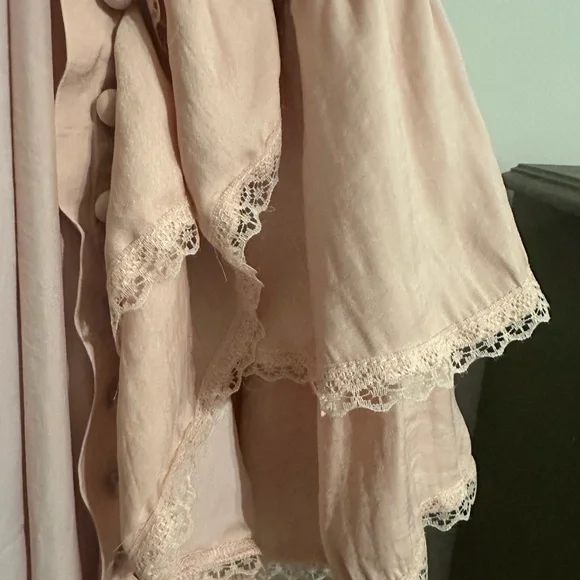 Pink Maxi Dress with ruffles NWT - Picture 13 of 16